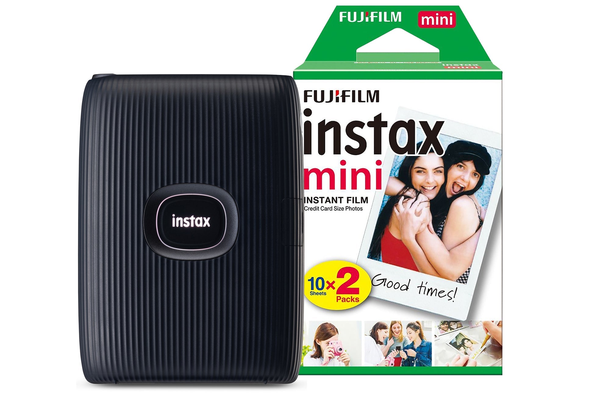 Fujifilm Instax Mini Link 2 Wireless Photo Printer - Space Blue (Printer + 20 Shot Pack)