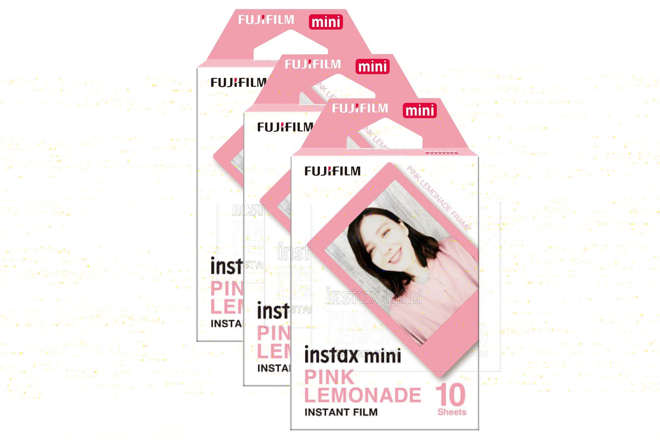 Fujifilm Instax Mini Instant Photo Film - Pink Lemonade (Pack of 30)