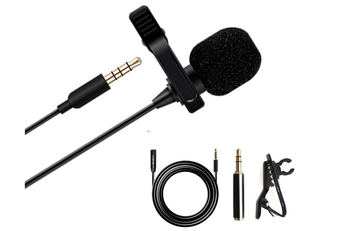 Maono Condenser Omni-Directional 3.5mm Lavalier Microphone with 6m Extension Cable