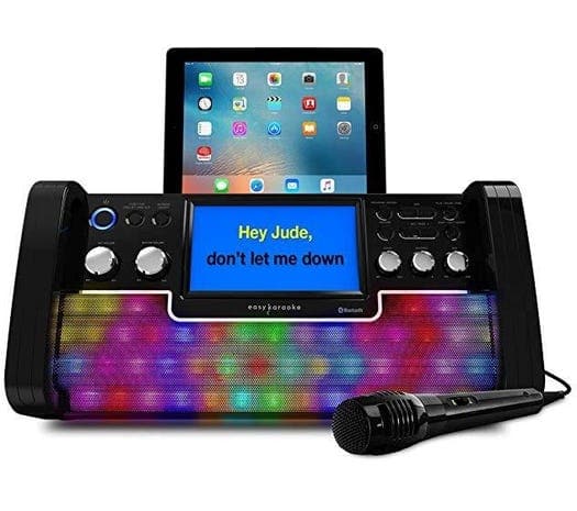 Easy Karaoke Bluetooth CD&G Karaoke Disco Party Machine with Light Effects