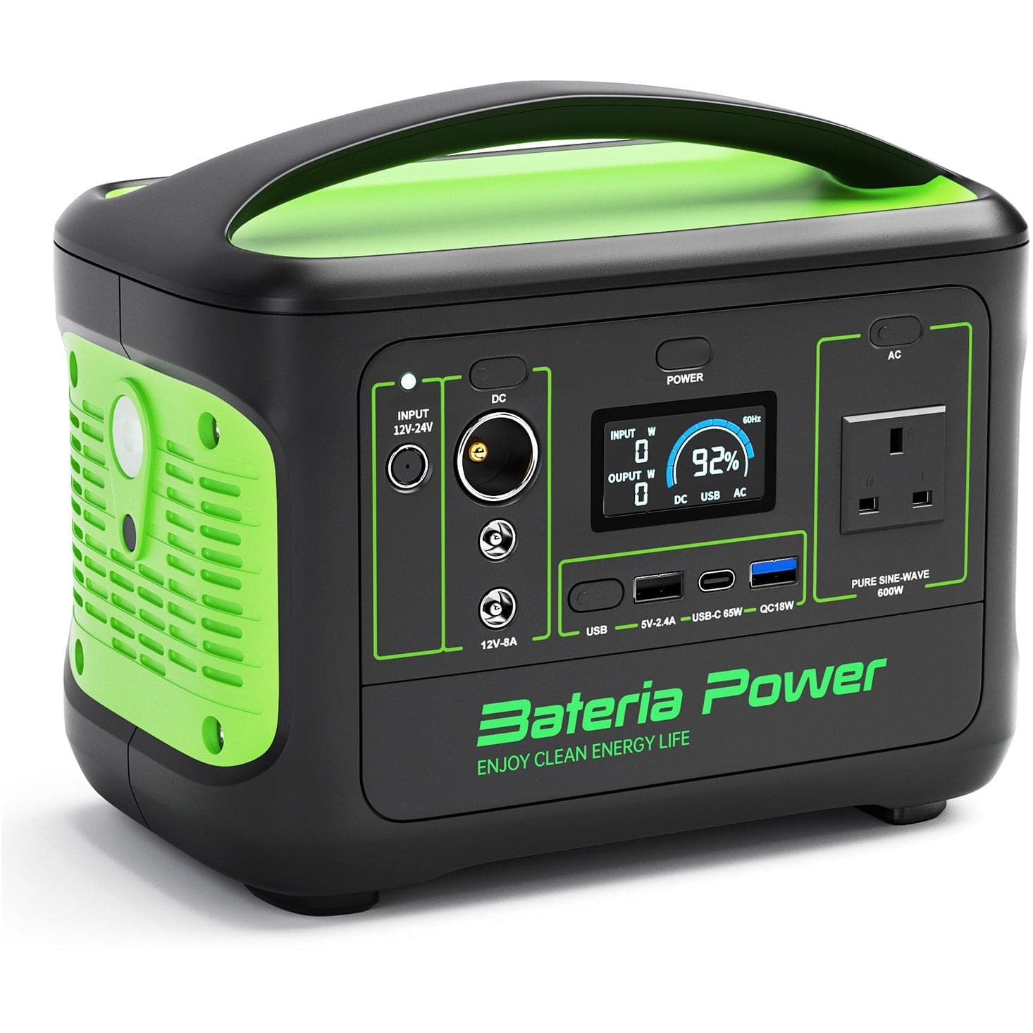 MPS Bateria 568Wh 600W AC/DC Output Rechargeable Portable Power Station