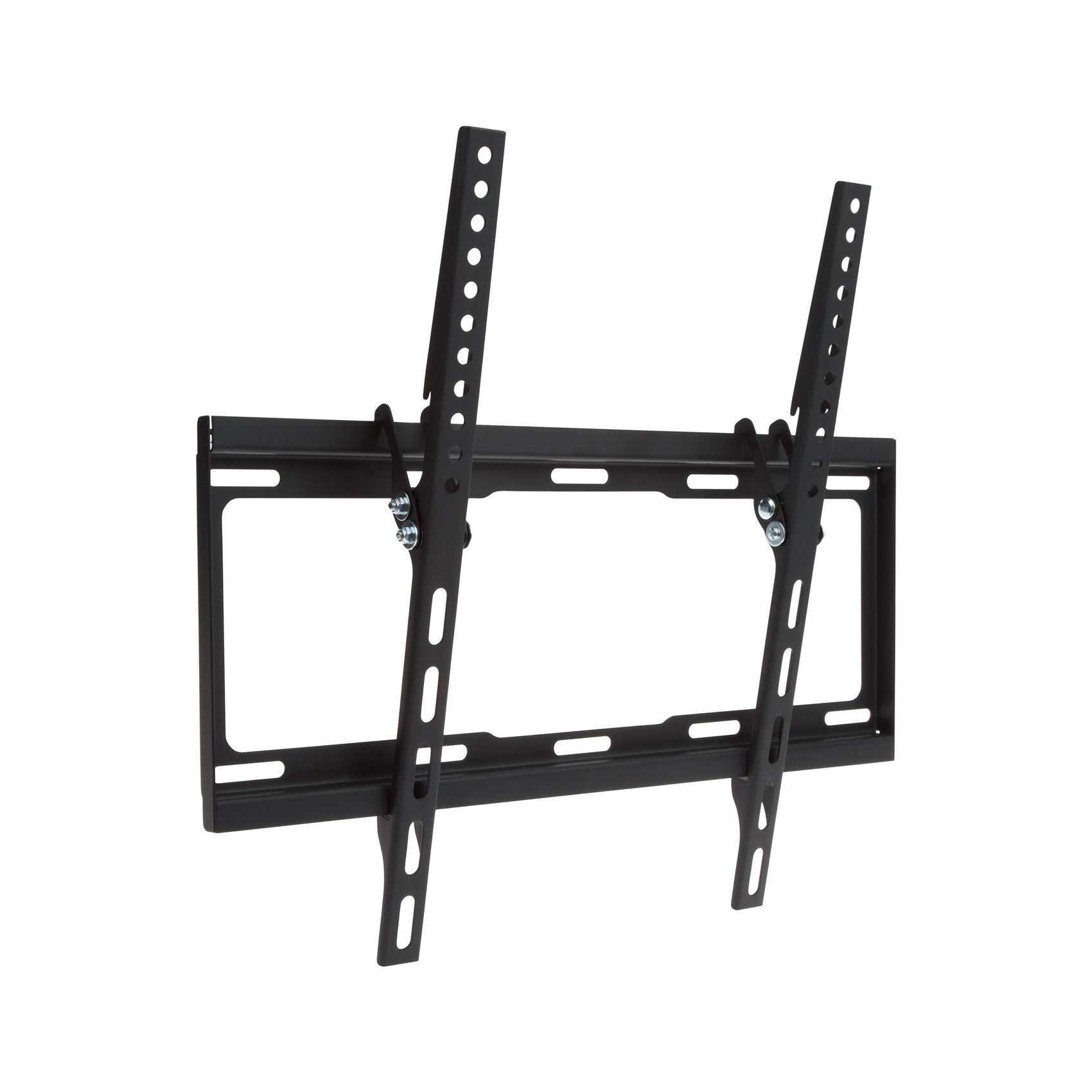 ProperAV Fixed 14° Tilt 32" - 55" Flat TV Wall Bracket (35kg Capacity / VESA Max. 400x400) (Black)