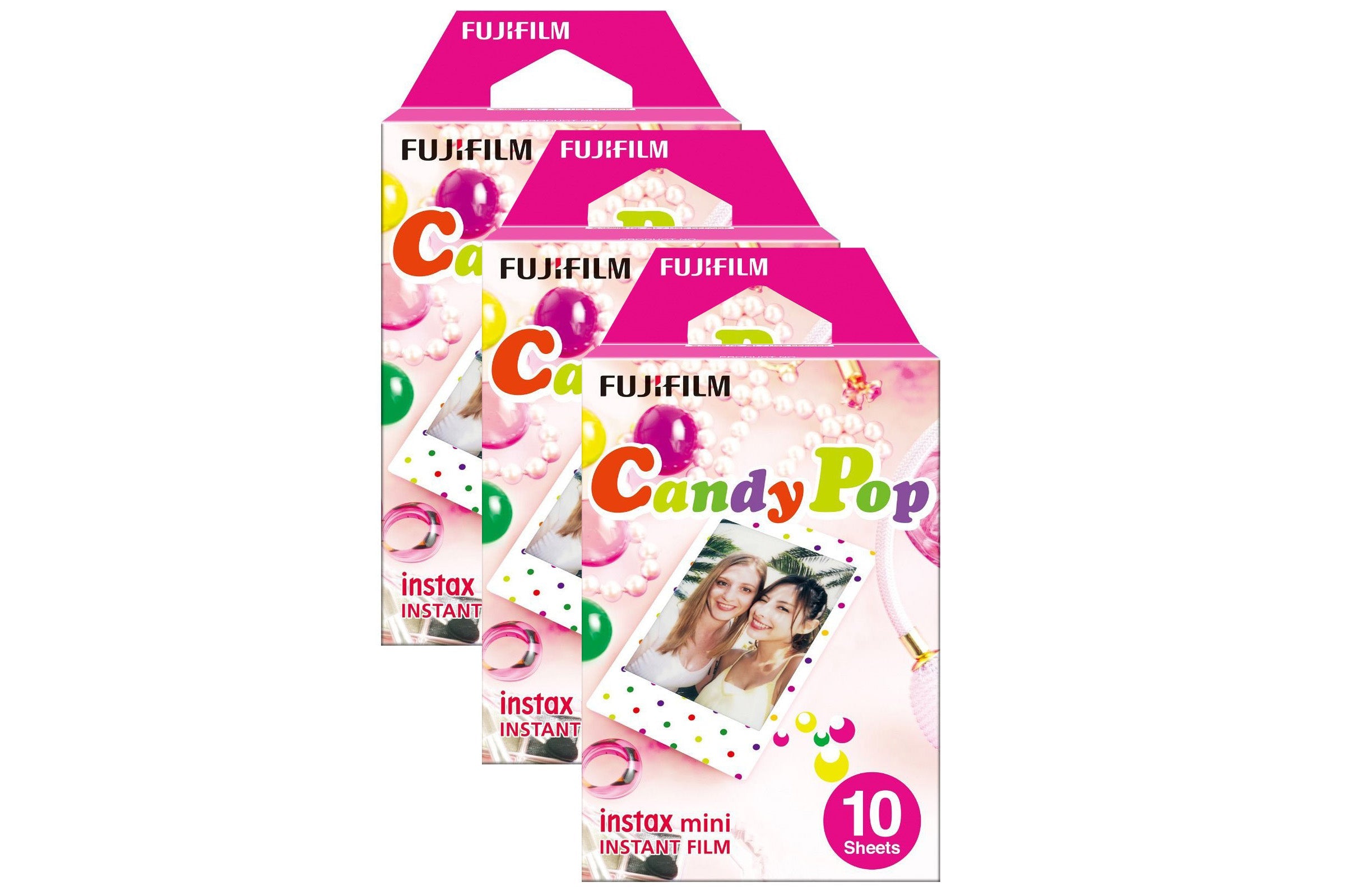 Fujifilm Instax Mini Instant Photo Film - CandyPop (Pack of 30)