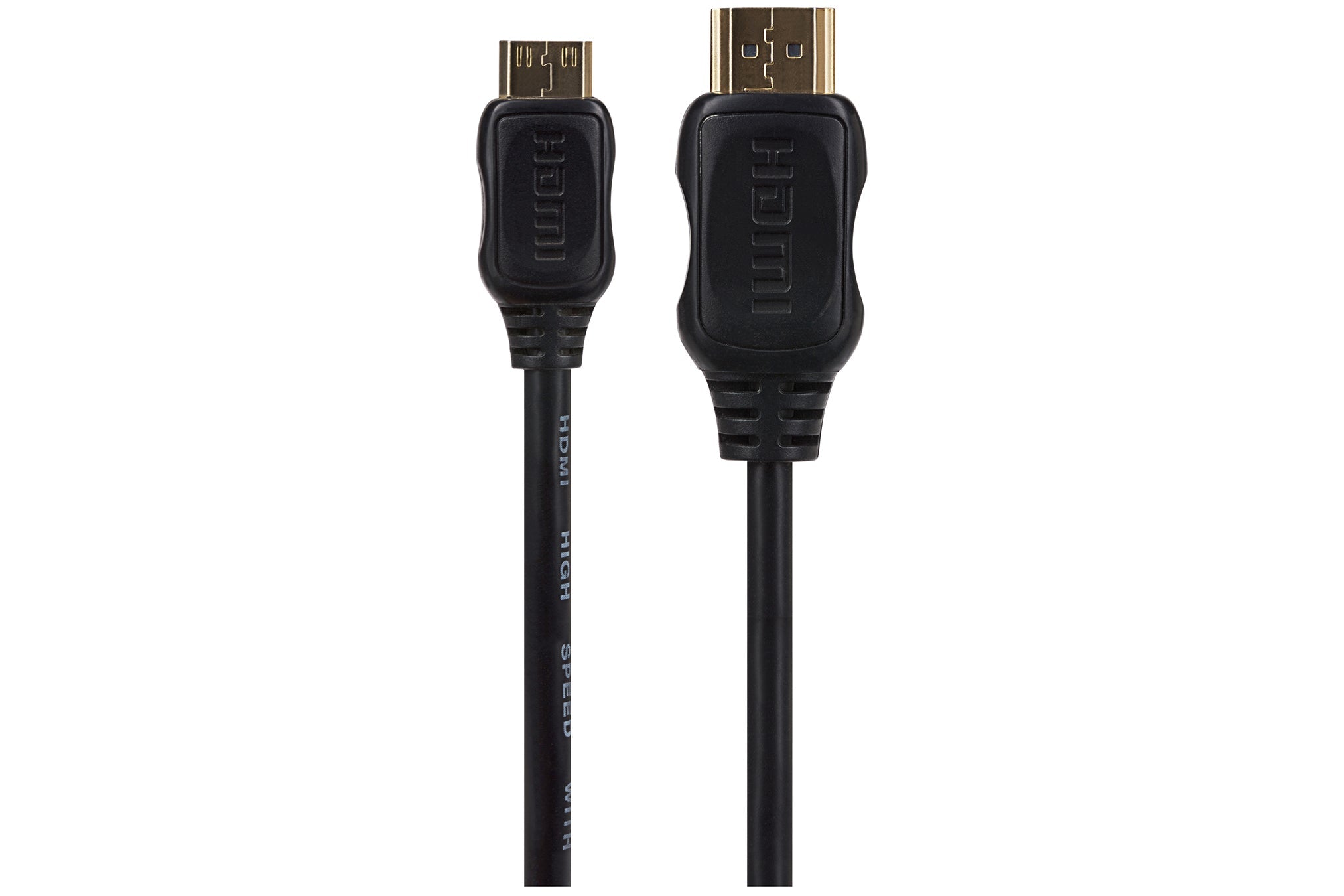 Maplin HDMI to Mini HDMI 4K Ultra HD Cable with Gold Connectors - Black, 1m