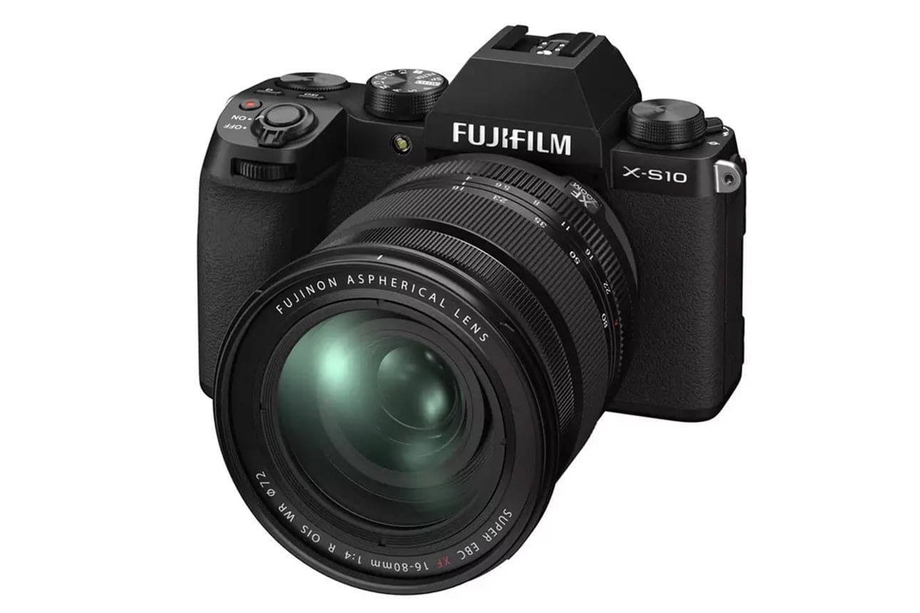 Fujifilm X-S10 Mirrorless Camera - Black (Camera + 16-80mm Lens)