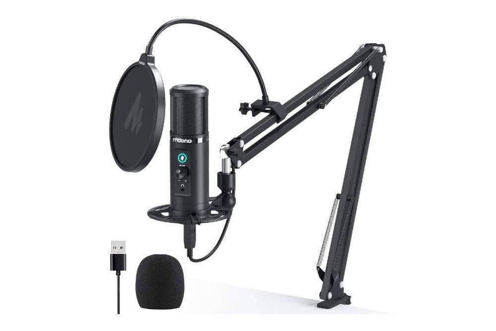 Maono USB Cardioid Professional Microphone with Boom Arm