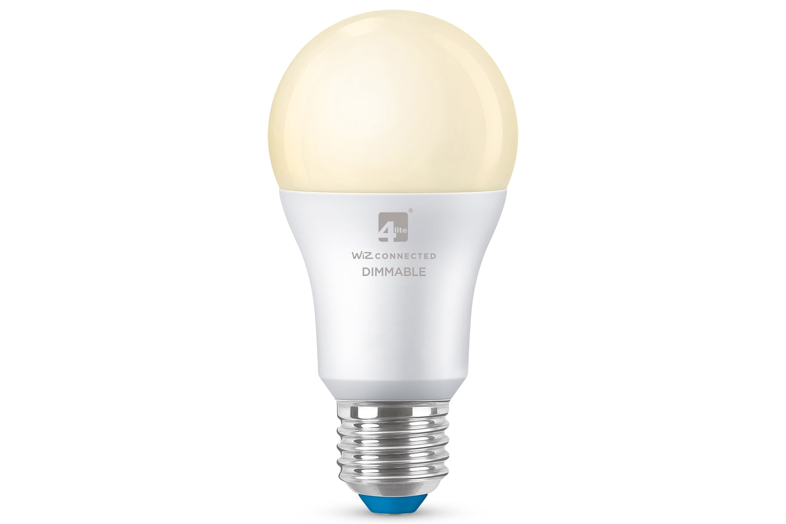 4lite WiZ Connected A60 Warm White WiFi LED Smart Bulb - E27 Large Screw (Single)