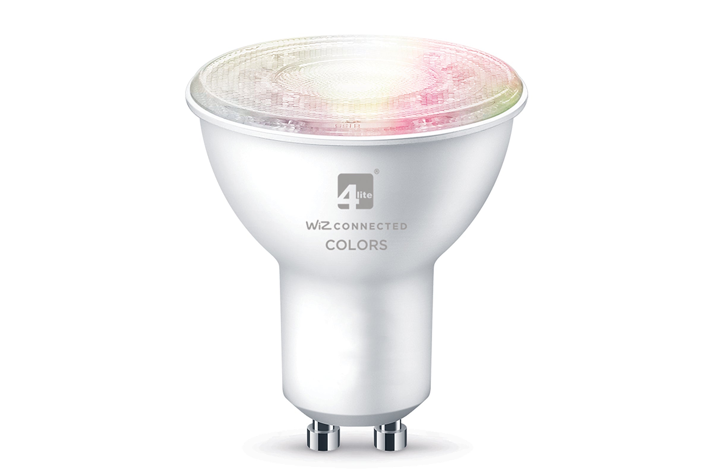 4lite Wiz Connected Dimmable Multicolour WiFi LED Smart Bulb - GU10 (Single)