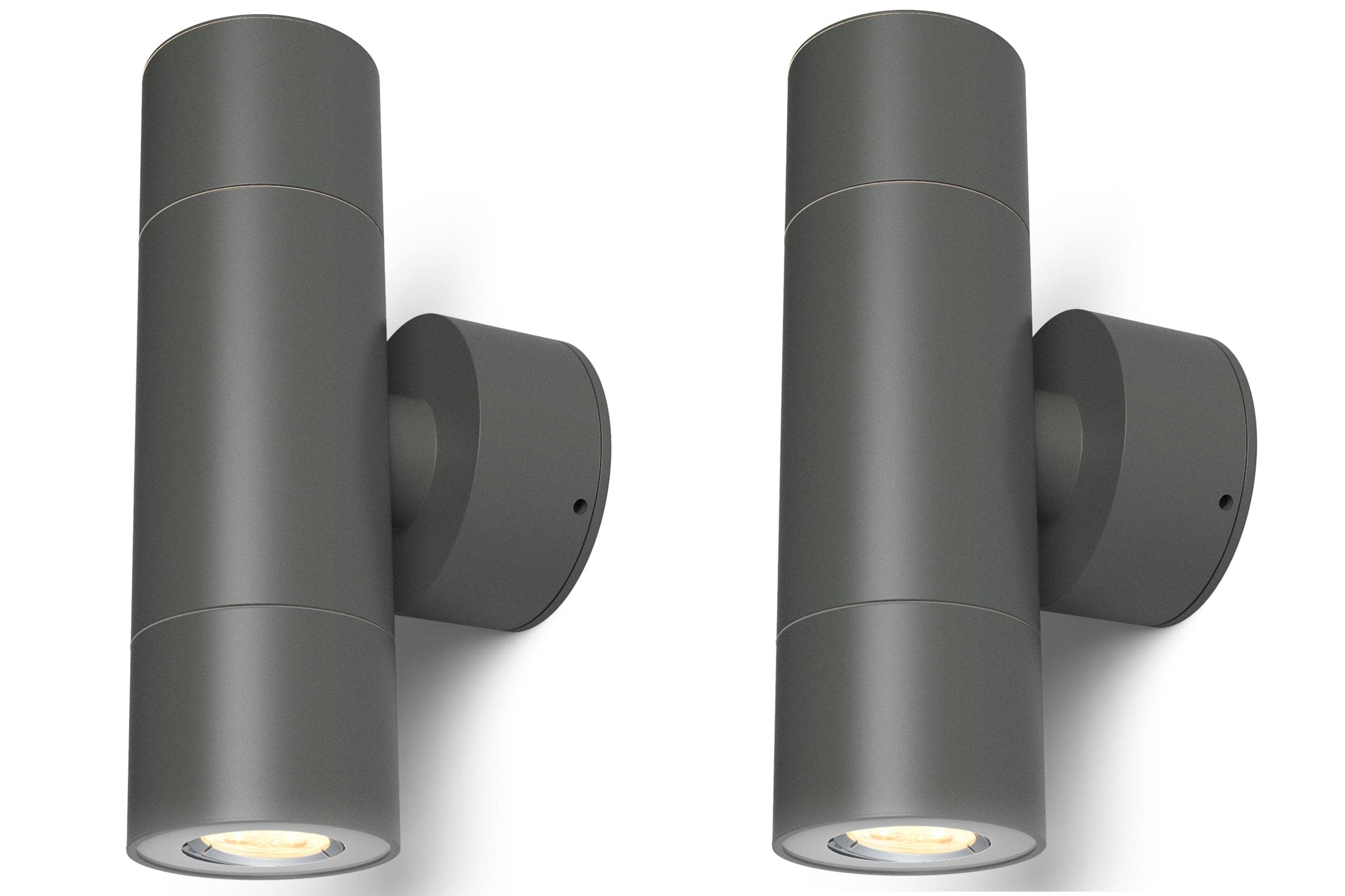 4lite GU10 Up/Down Outdoor Wall Light (Pack of 2)