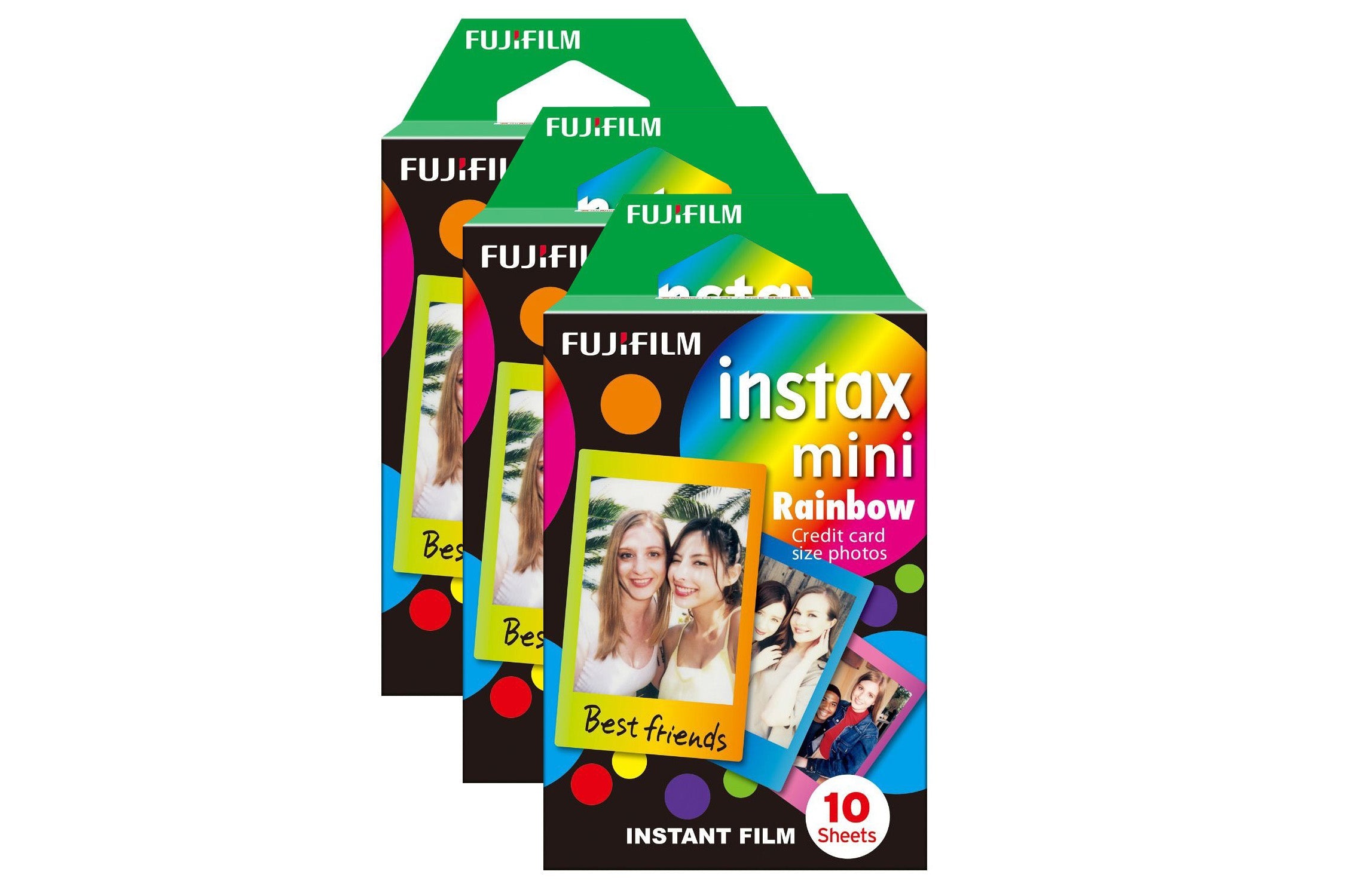 Fujifilm Instax Mini Instant Photo Film - Rainbow (Pack of 30)