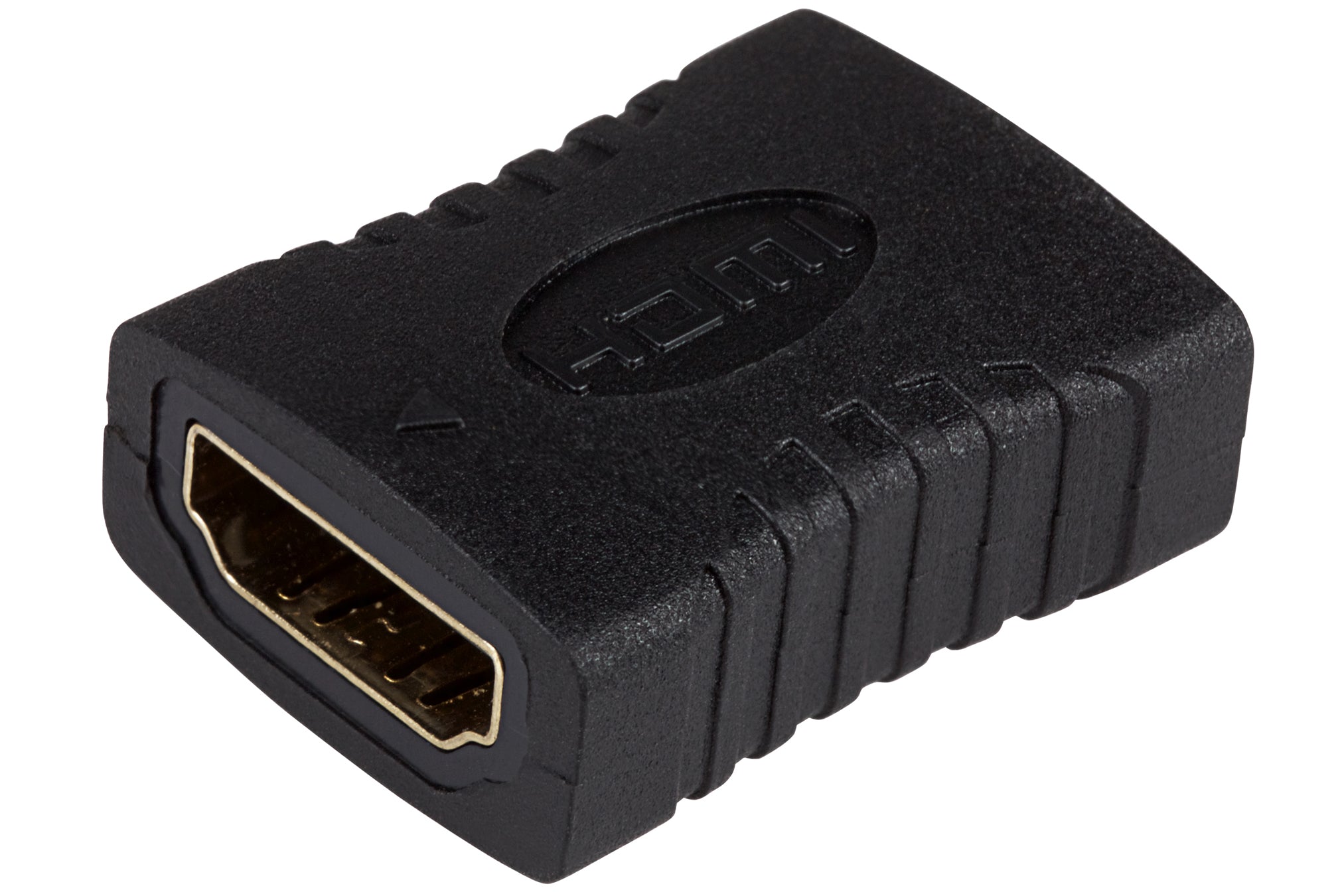 Maplin Premium HDMI Female to HDMI Female Coupler - Black