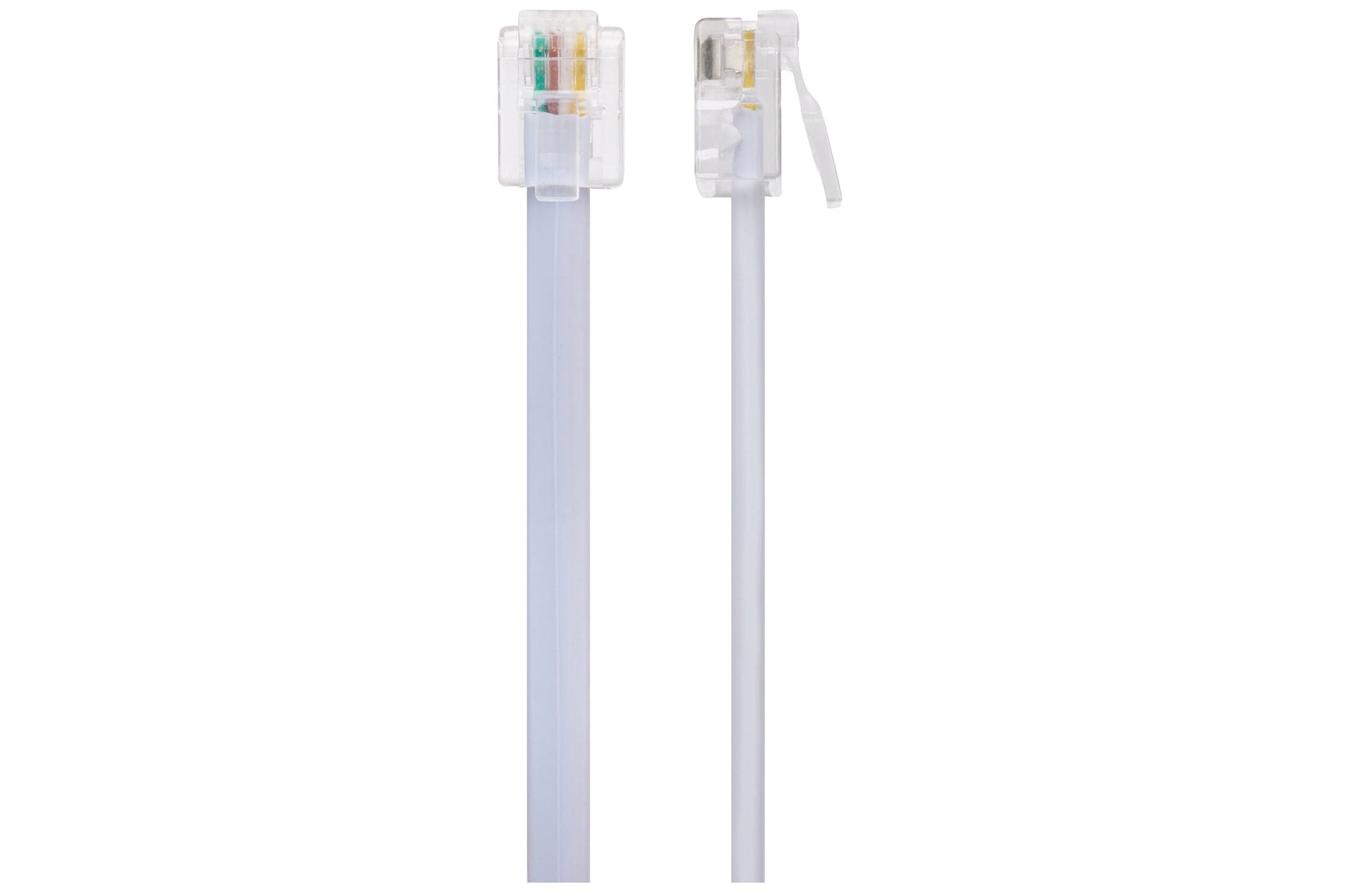 Maplin RJ11 to RJ11  6P4C ADSL Telephone Modem Lead - White, 3m