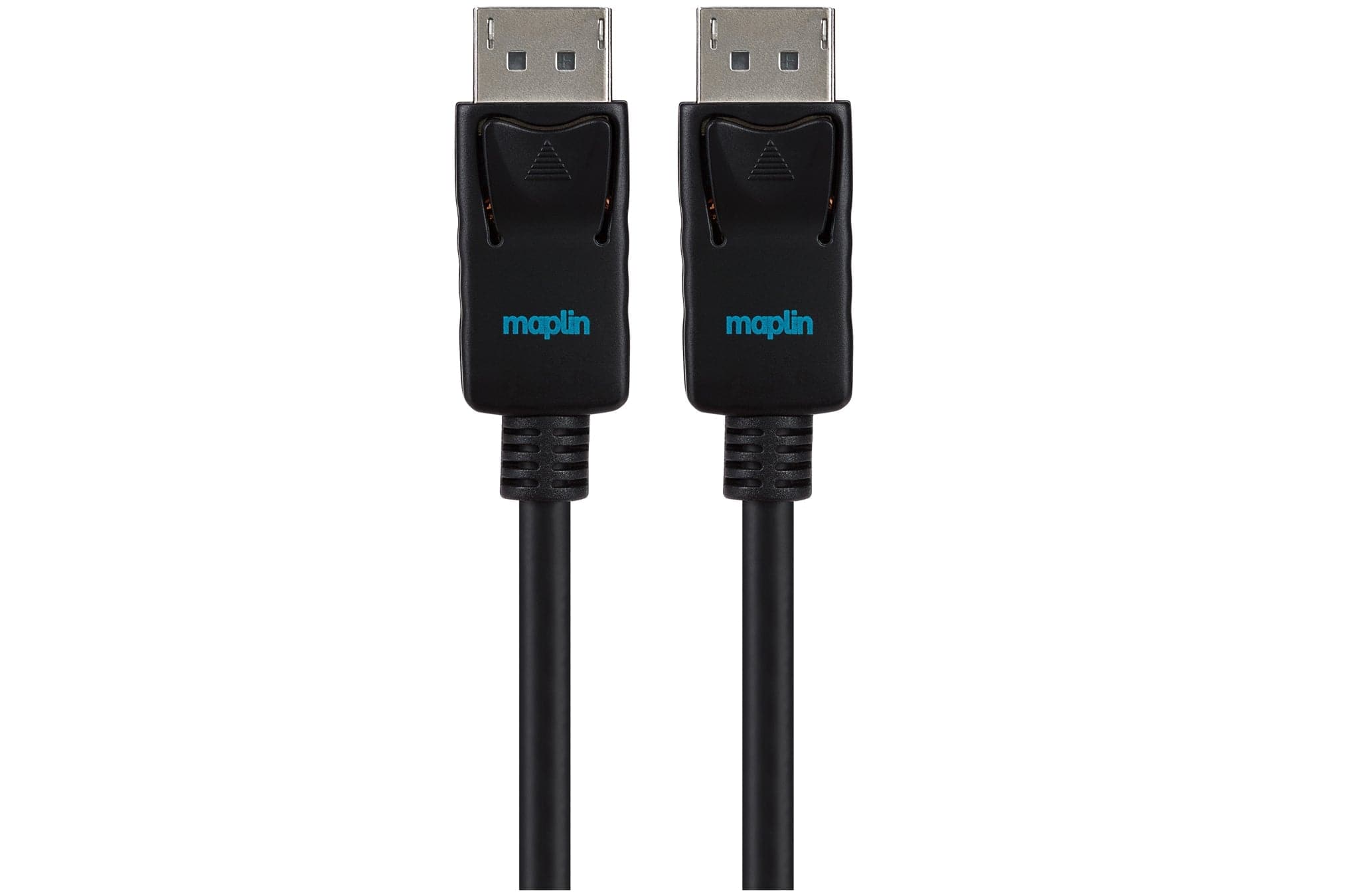 Maplin Premium 4K Ultra HD DisplayPort to DisplayPort Cable - Black