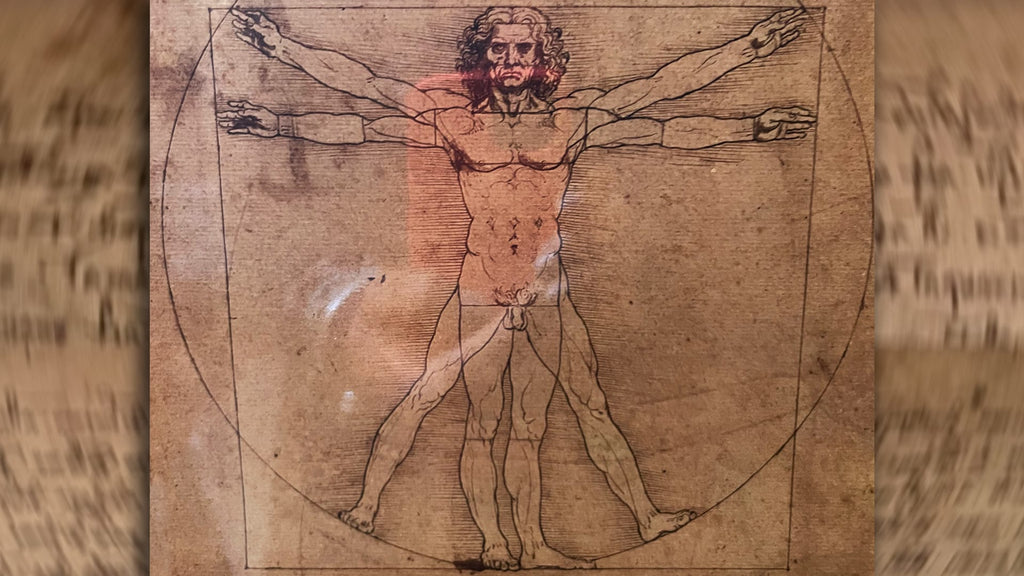 The powers of observation reflected in the Leonardo da Vinci's Vitruvian Man