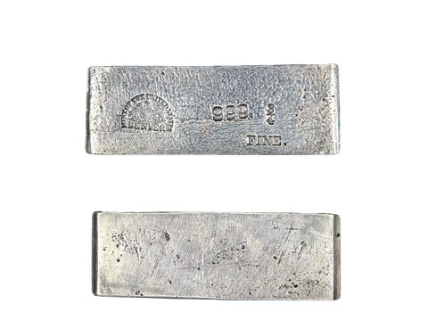 Rare Denver Mint Silver Ingot Ken Conaway Specimen