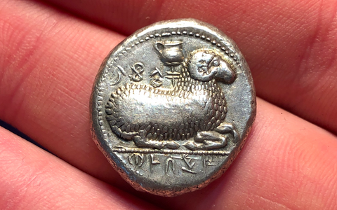 The Ram of Salamis Greek Coin