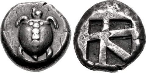 古希臘埃伊納島海龜硬幣