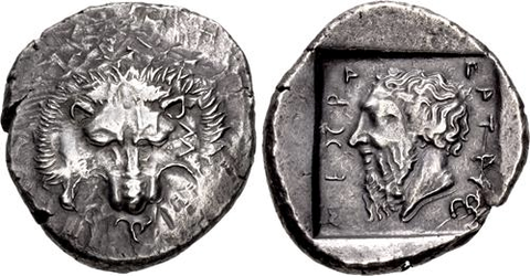 Moneda de los dinastías de Licia