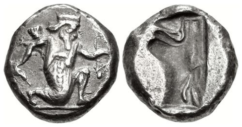 Persian Siglos and Daric silver coin