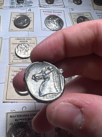 Pantikapaion, monedas griegas antiguas del Bósforo