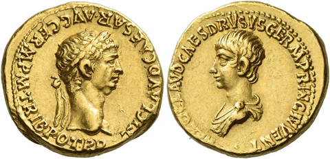 First coin of Nero upon his Caesarship