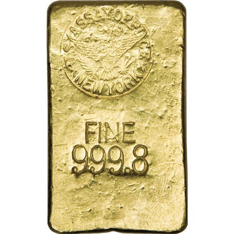 New York Assay Office gold bar