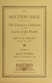 B. 馬克斯‧梅爾 (B. Max Mehl) 拍賣 1926 年