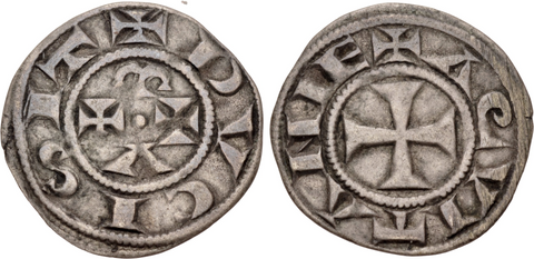 Denier minted under Eleanor of Aquitaine