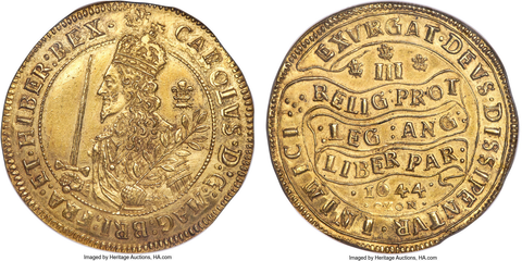 Gold unit and triple unit of Charles I