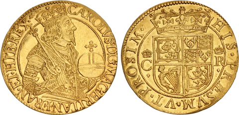 Unit of Charles I minted in Scotland