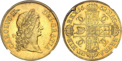 Pattern crown, Charles II Coin