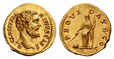 Aureus of Clodius Albinus, minted ca. 193-5 AD