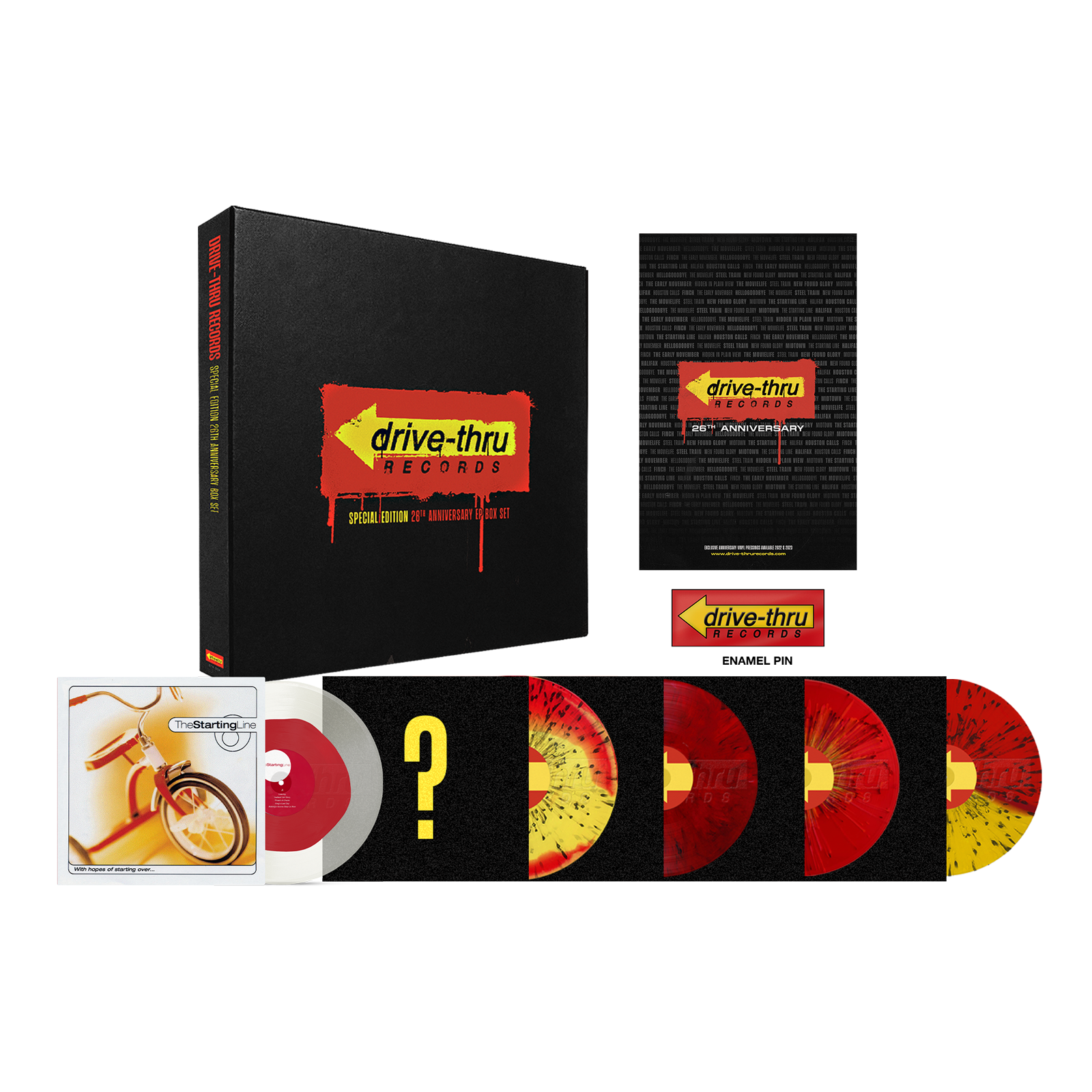 LAST CALL! Drive-Thru Records 26th Anniversary - Regular EP Vinyl Box Set