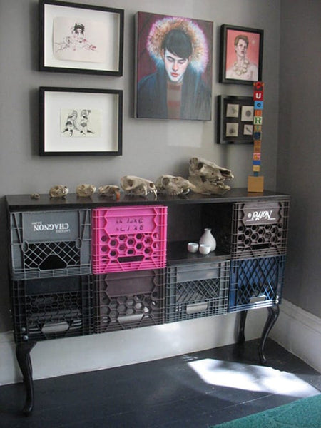 milk crate furniture