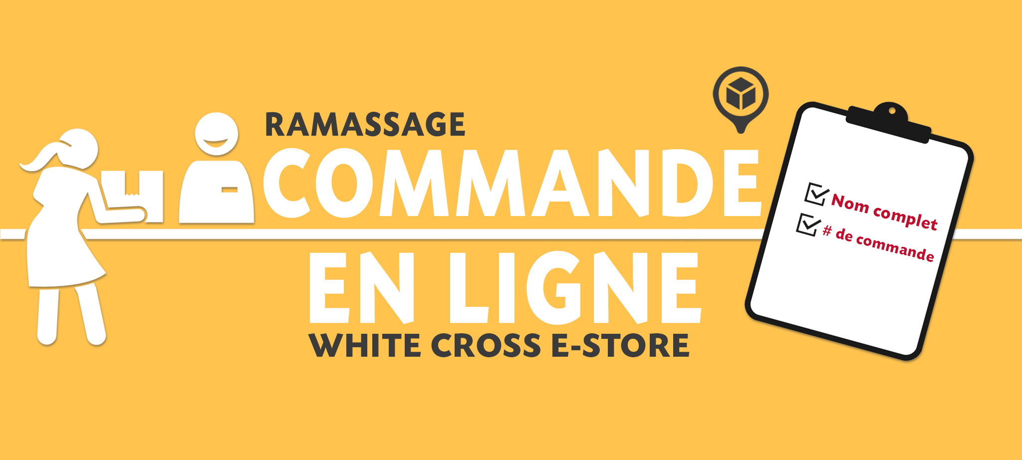 Rammasage de commande en ligne