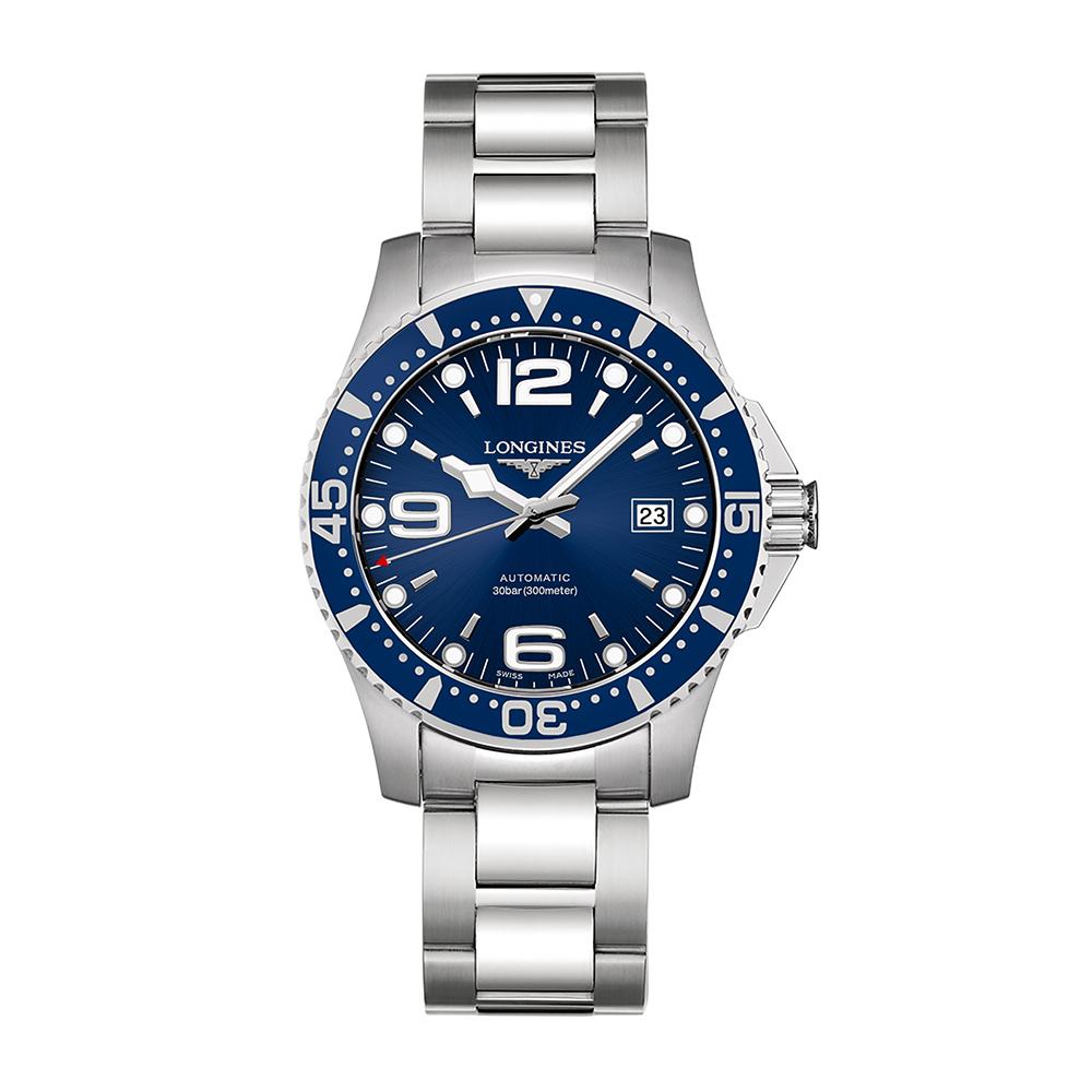 Men's Longines HydroConquest 41mm Automatic Blue Dial Diving Watch ...