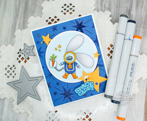 Flatlay Space Cadet Bunny card