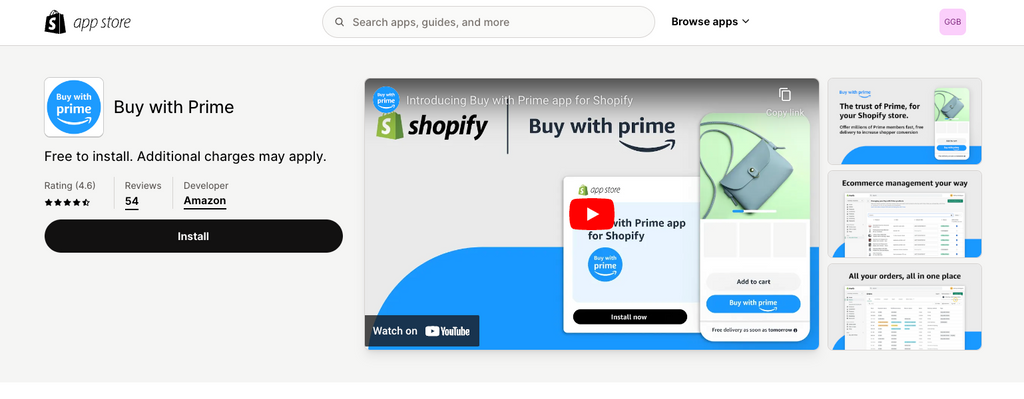 Getricardo.com intro into buy with prime for shopify