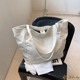 Bird in Bag - Women's shoulder bag new canvas simple lightweight large bags women's bags underarm handbag