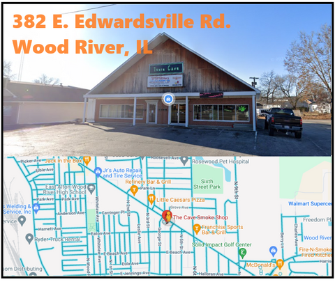 382 E. Edwardsville rd.  Wood River, IL 62095 The Cave