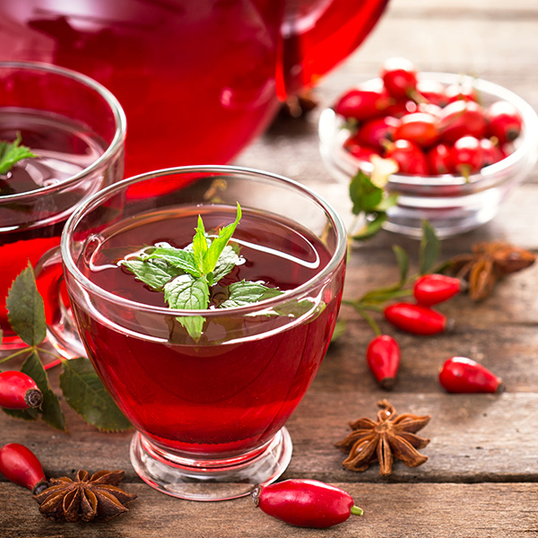 benefits of drinking rosehip tea