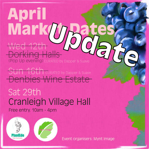 Mynt Image Cranleigh market April 2023, PixelEde market dates