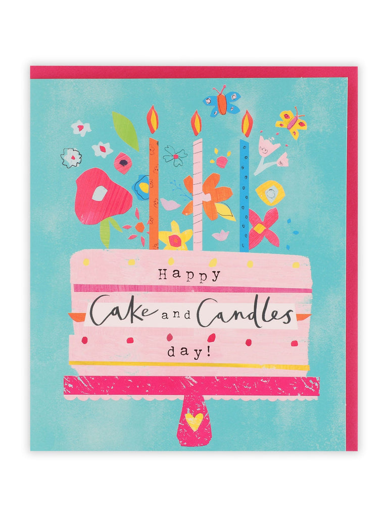 Clintons - Cards Simply Clintons General Birthday Cake And Candles Card