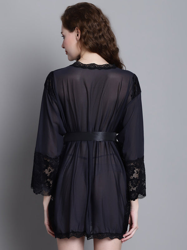 TCR Black Off Shoulder Lace Trail Gown! – TheClothingRental