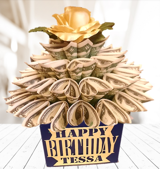 Real Money Bouquet Birthday Or Any Occasion by Spendable Arrangements
