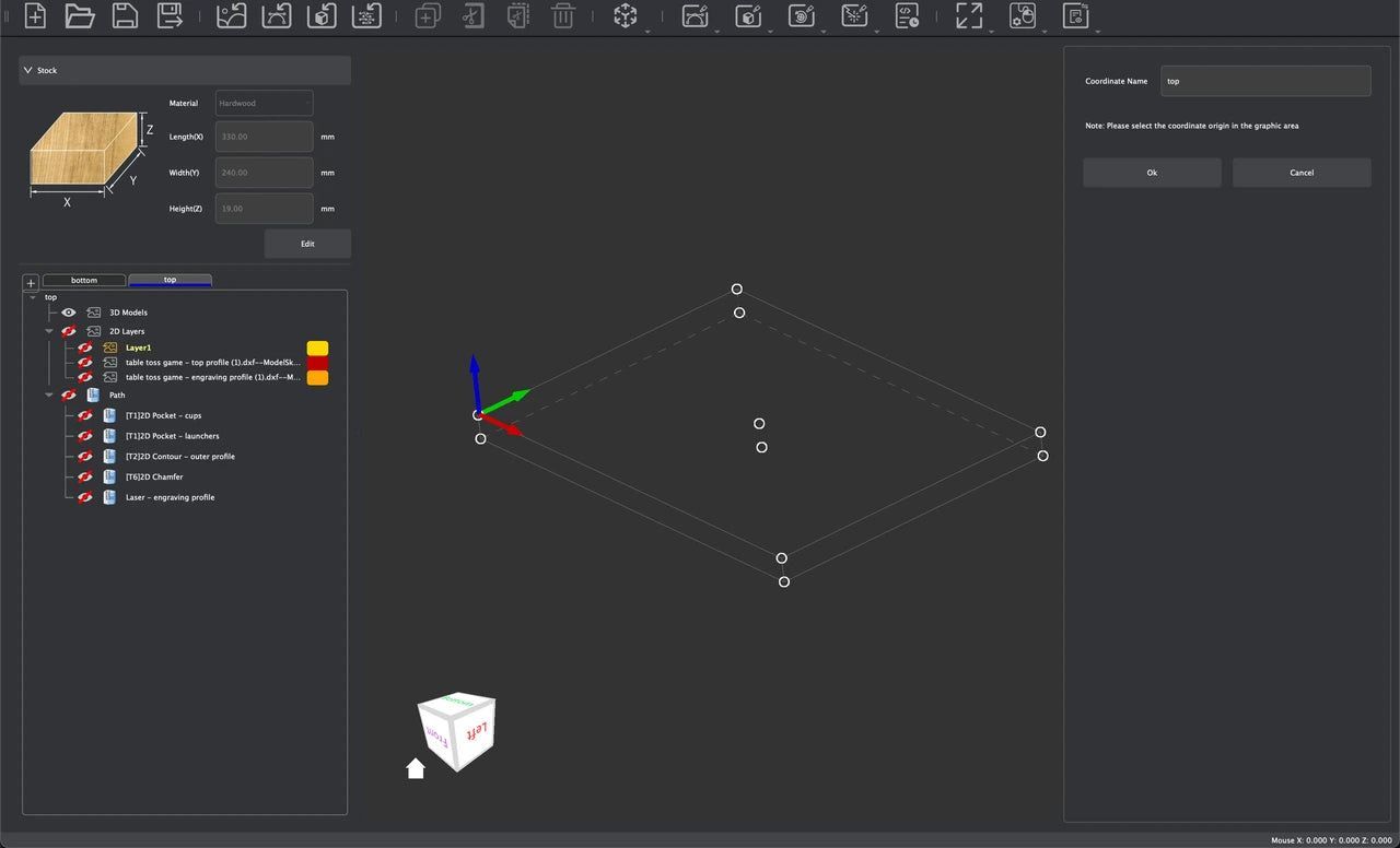 create a second Work Coordinate System