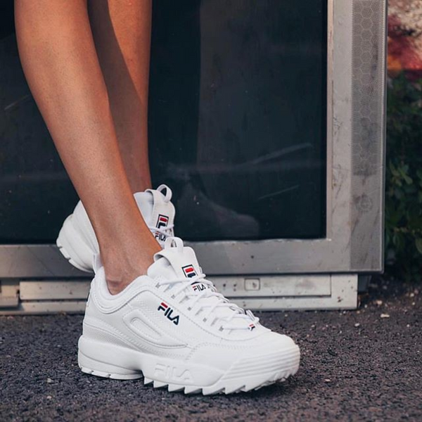 Chaussures Fila Disruptor blanches