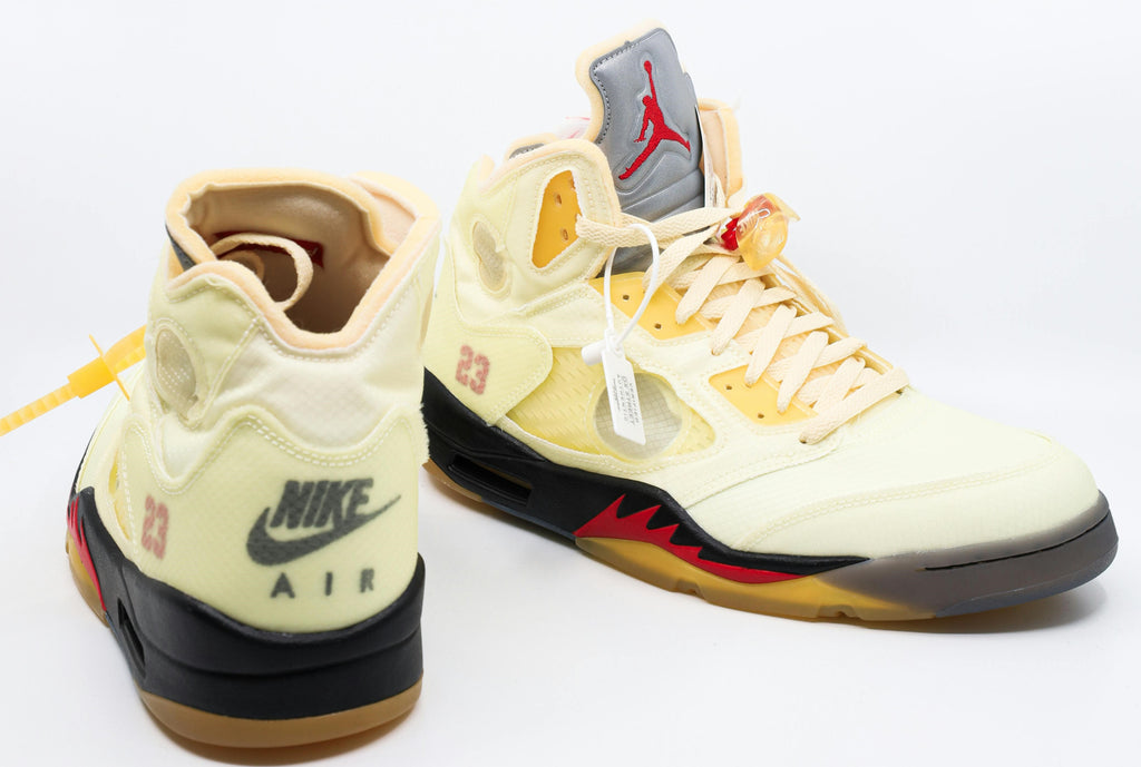 image des baskets Nike Air Jordan 5 x Off White