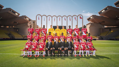 Photo de face de l'effectif de l'AS Monaco