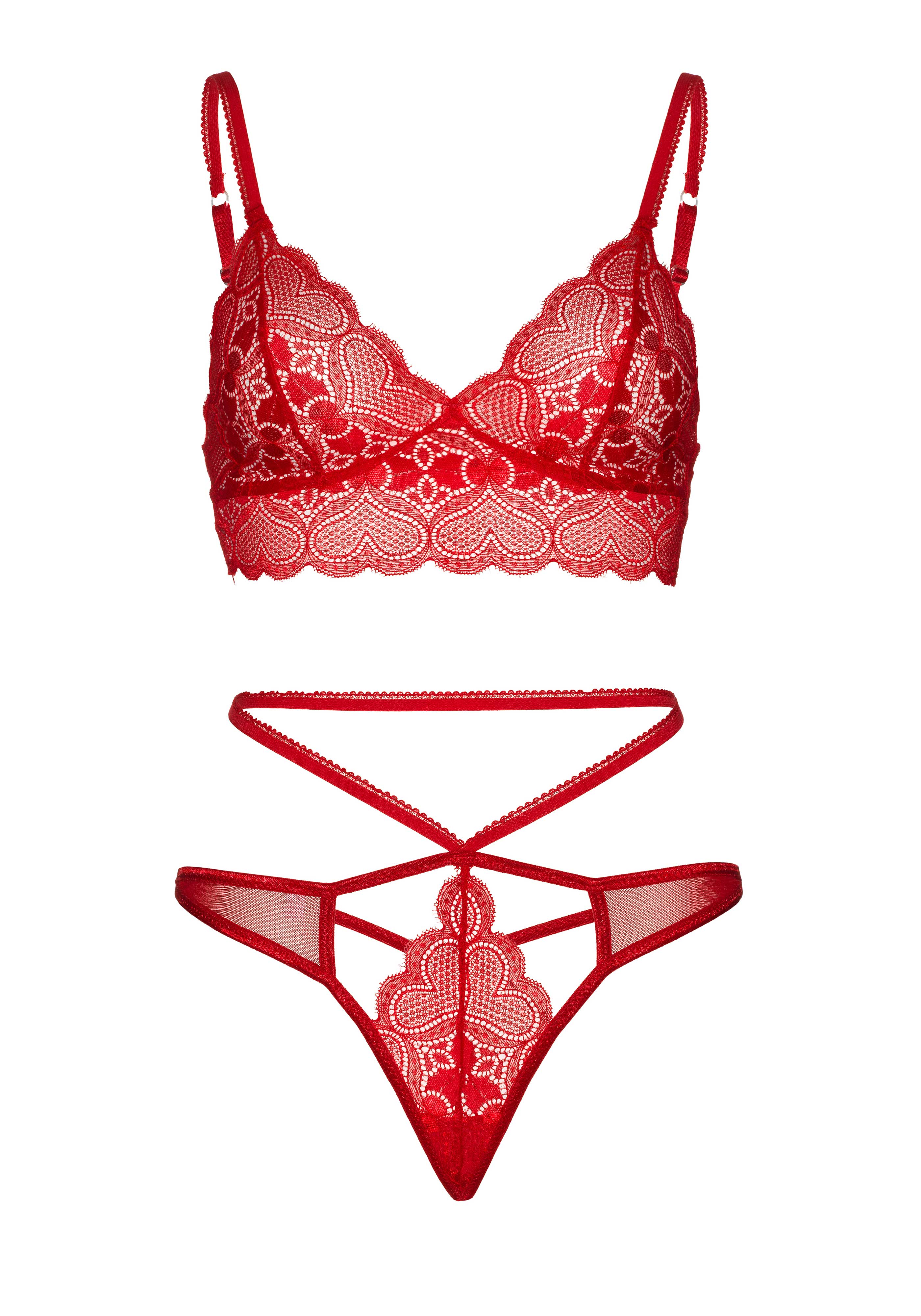 Lace bralette and thong – legavenueeu